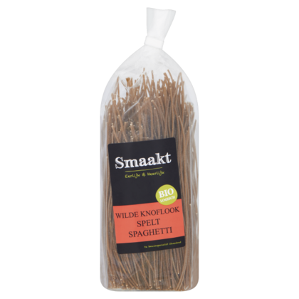 Smaakt Spaghetti wilde knoflook spelt bio