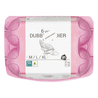 Huismerk Dubbeldooiers scharrelei