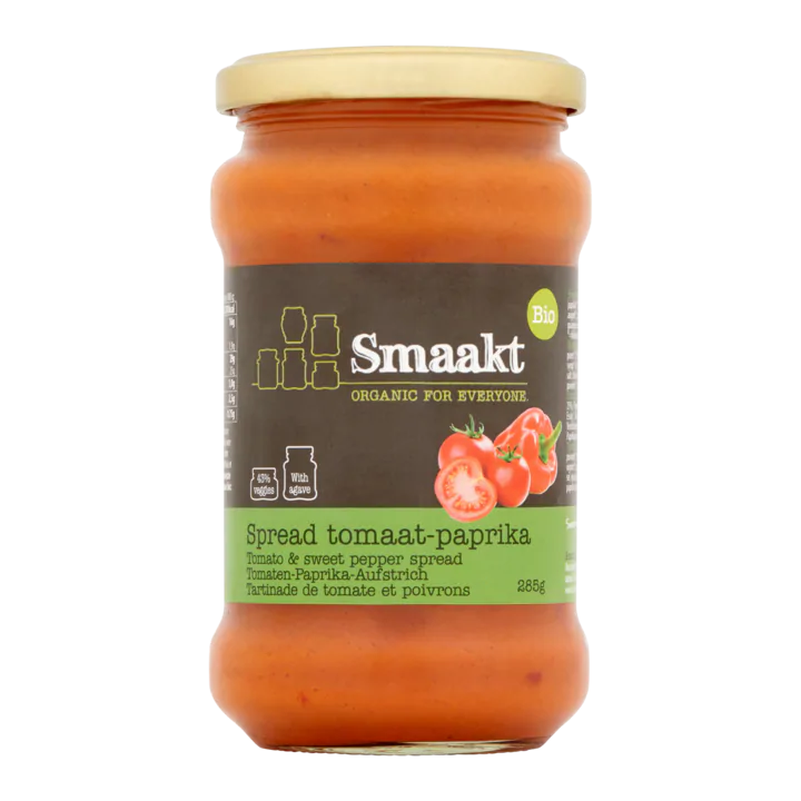Smaakt Bio Spread Tomaat - Paprika