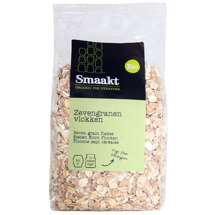 Smaakt Zevengranenvlokken biologisch