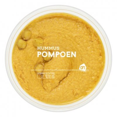 Huismerk Zoete pompoenhummus