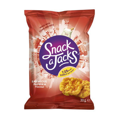Snack a Jacks Rijstwafels bbq paprika