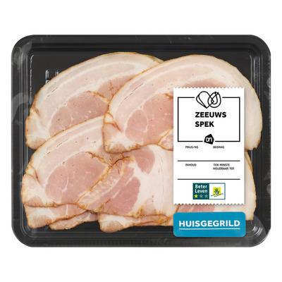 Huismerk Huisgegrild Zeeuws spek plak