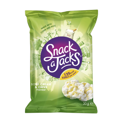 Snack a Jacks Rijstwafels creme & bieslook