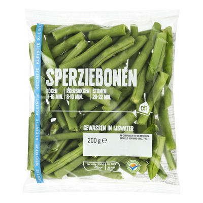 Huismerk Kleintje gebroken sperziebonen
