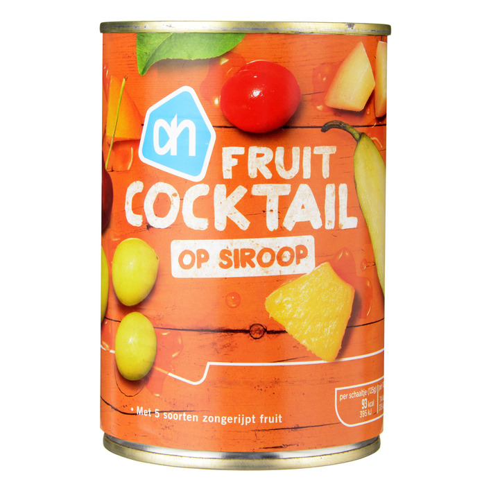 Huismerk Fruitcocktail siroop