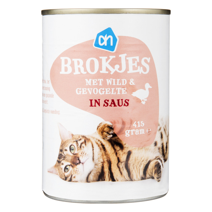 Huismerk Brokjes wild-gevogelte (voor de kat)