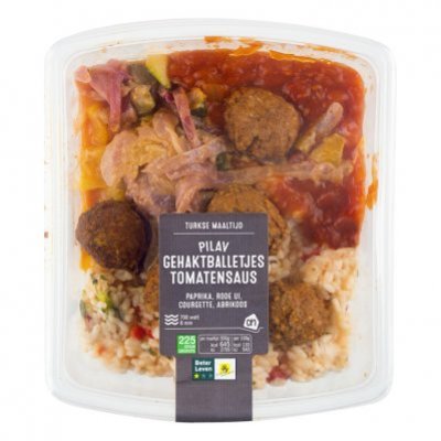 Huismerk Pilav gehaktballetjes