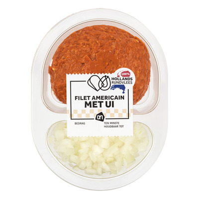 Filet Americain met ui