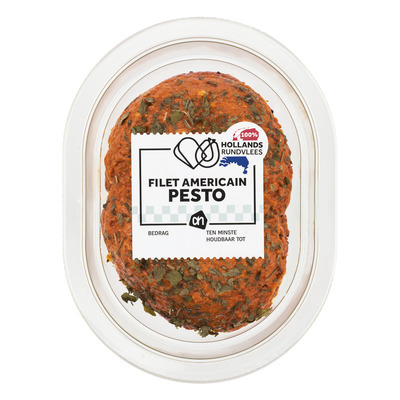Huismerk Filet Americain met Pesto
