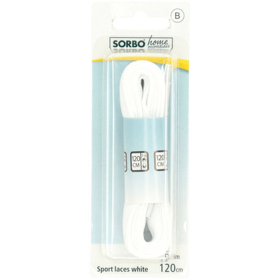 Sorbo Sportveters wit 120 cm