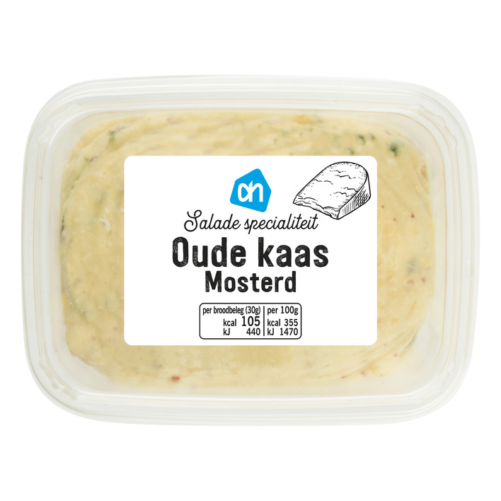 Huismerk Saladespecialiteit oude kaas-mosterd