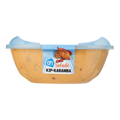 Huismerk Pittige kip-karamba salade