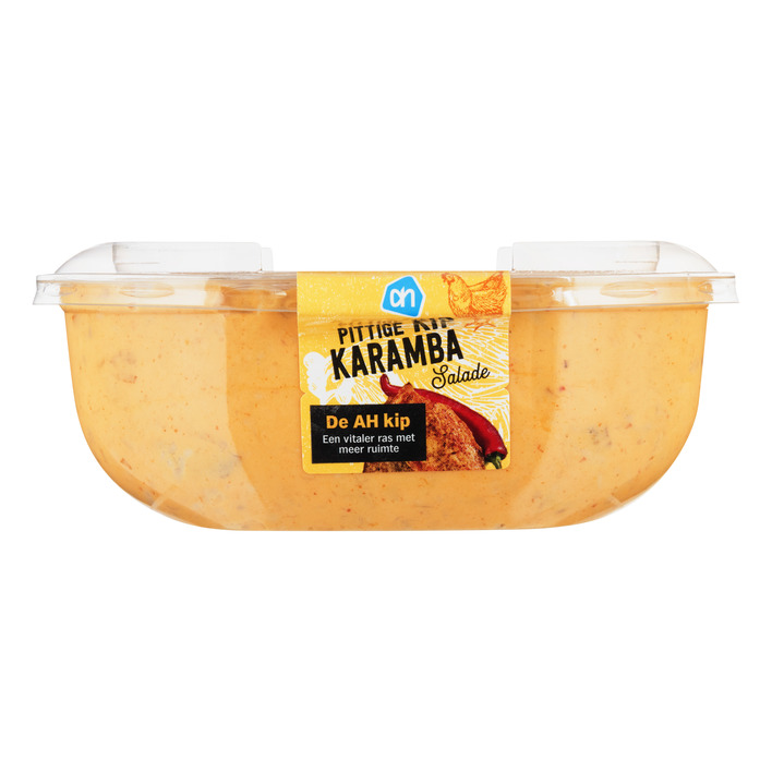 Huismerk Pittige kip-karamba salade