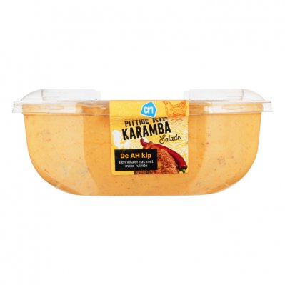 Huismerk Pittige kip-karamba salade