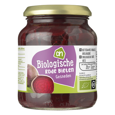 Huismerk Biologisch Rode bieten gesneden