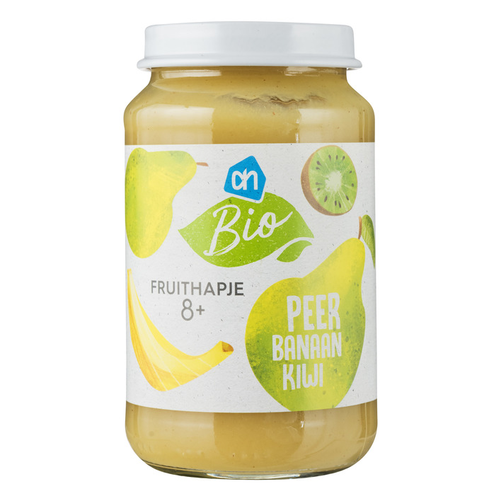 Huismerk Biologisch Fruithapje peer-kiwi-banaan 8m
