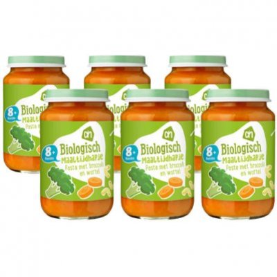 Huismerk Biologisch Pasta met groenten 8m52 multipack