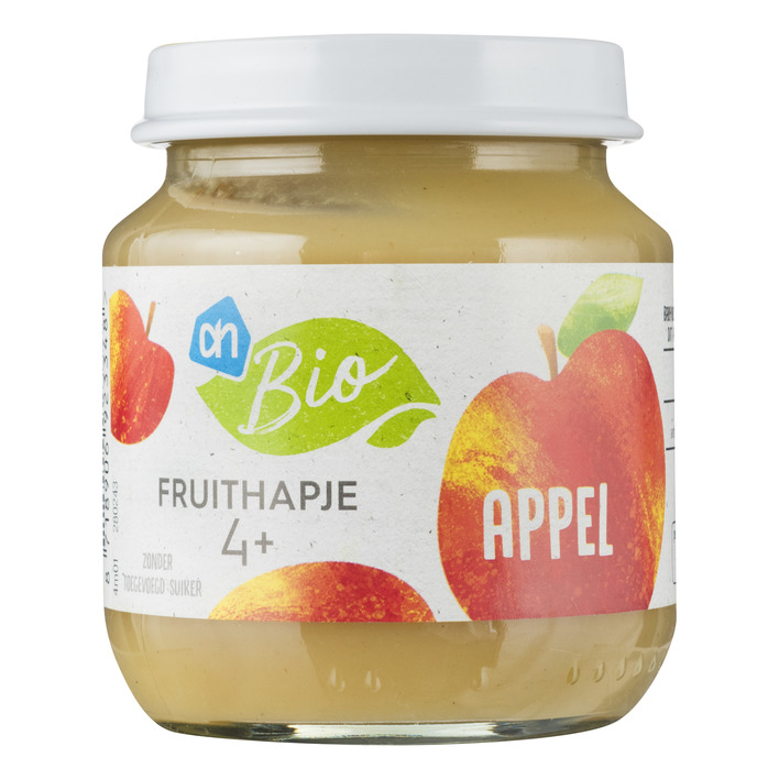 Huismerk Biologisch Fruithapje appel 4m