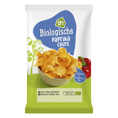 Huismerk Biologisch Aardappelchips paprika