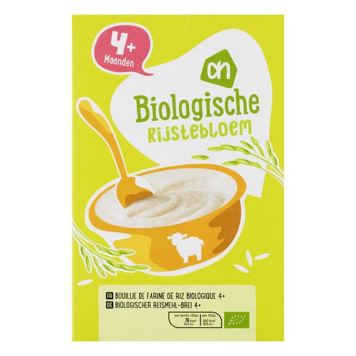 Huismerk Biologisch Rijstebloem 4 maanden