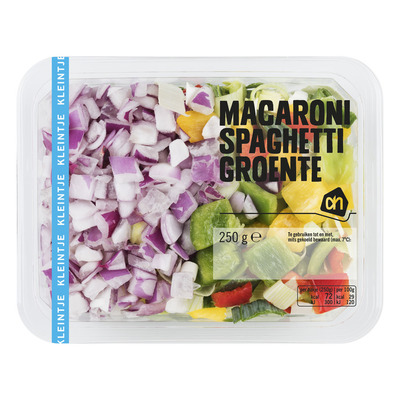 Huismerk Kleintje macaroni spaghetti groente
