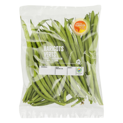 Huismerk Haricots verts verpakt
