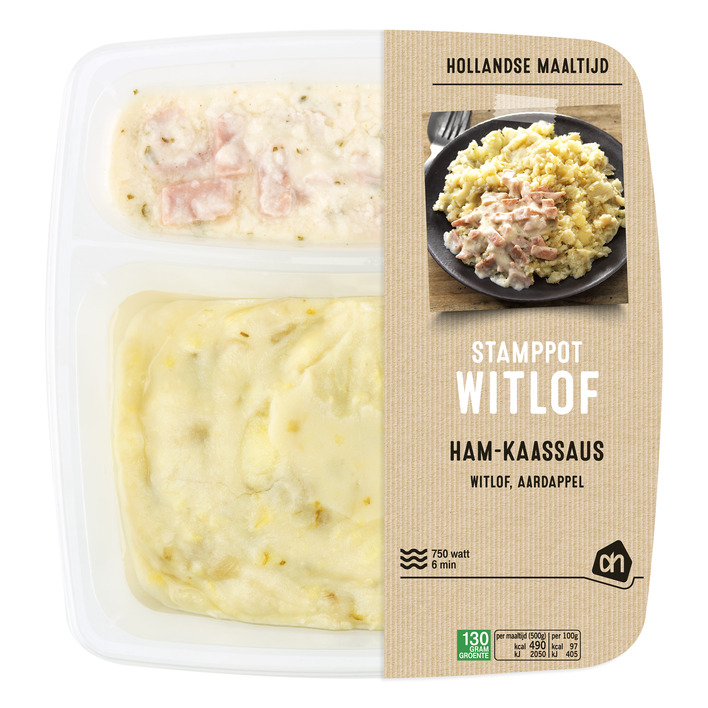 Huismerk Hollandse stamppot witlof