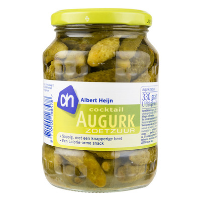 Huismerk Zoetzure cocktail augurken