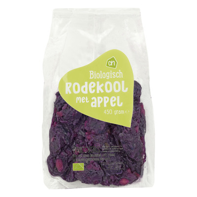 Huismerk Biologisch Rode kool met appel deelblokjes