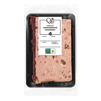 Huismerk Ardennerpaté cranberry