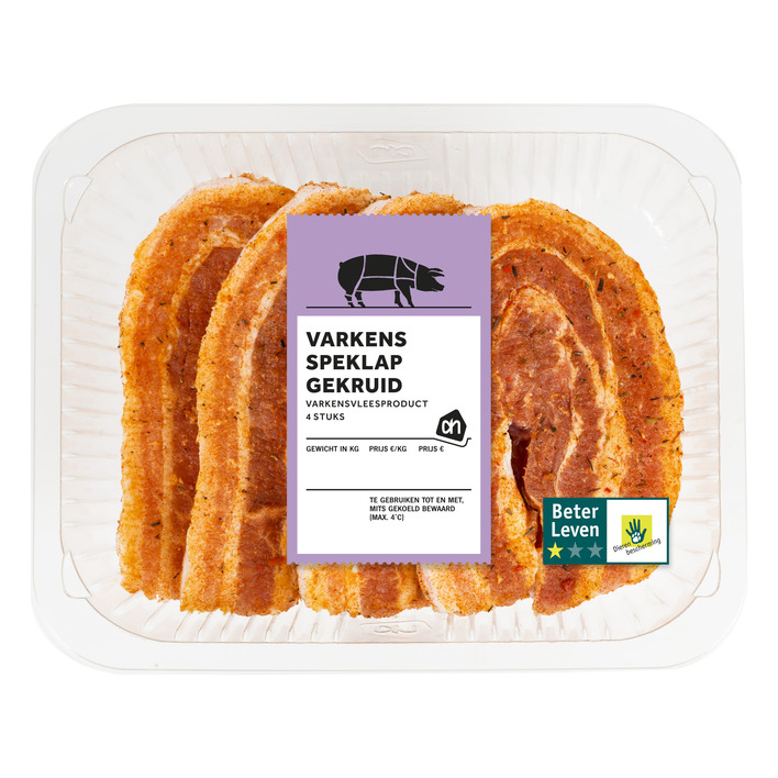 Huismerk Speklap gekruid