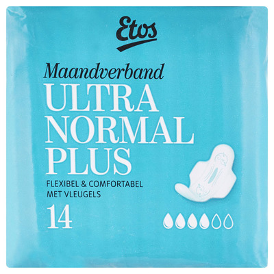 Huismerk Ultra normaal plus maandverband