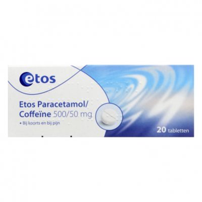 Huismerk Paracetamol coffeïne 500/50 mg