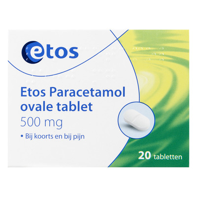 Huismerk Paracetamol ovale tabletten 500 mg