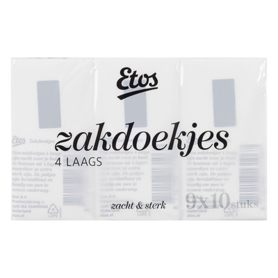 Huismerk Zakdoekjes zacht & sterk