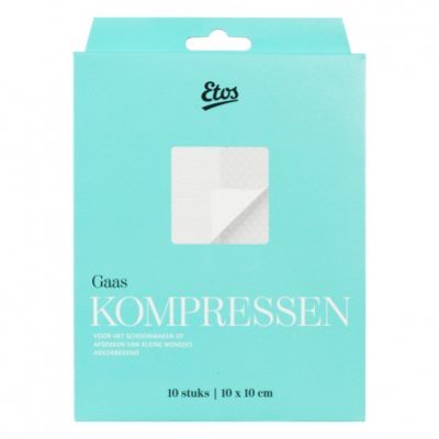 Huismerk Gaaskompres 10 x 10 cm