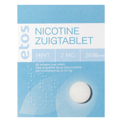 Huismerk Nicotine zuigtabletten mint 2 mg