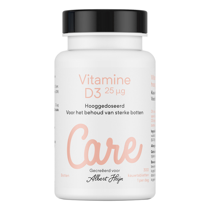 Care 25 ug vitamine d kauwtabletten