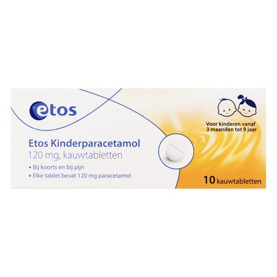 Huismerk Kinderparacetamol kauwtabletten 120 mg