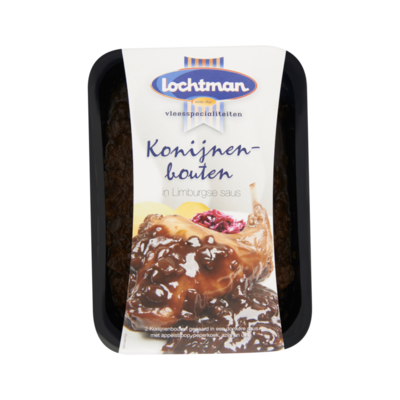 Lochtman Konijnenbouten in Limburgse Saus