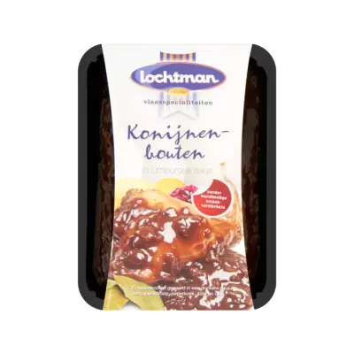 Lochtman Konijnenbouten in Limburgse Saus