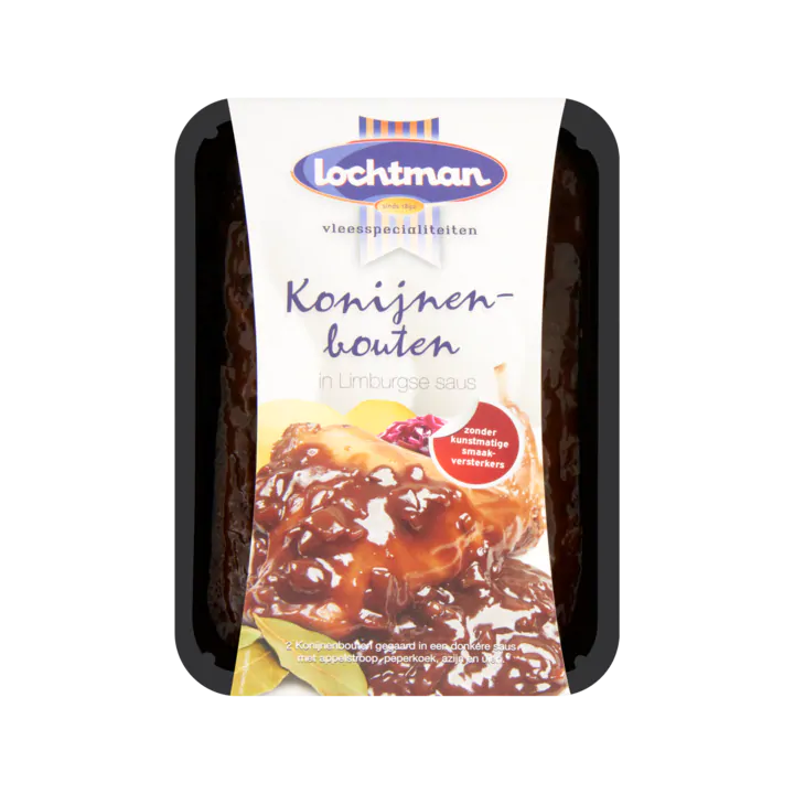 Lochtman Konijnenbouten in Limburgse Saus