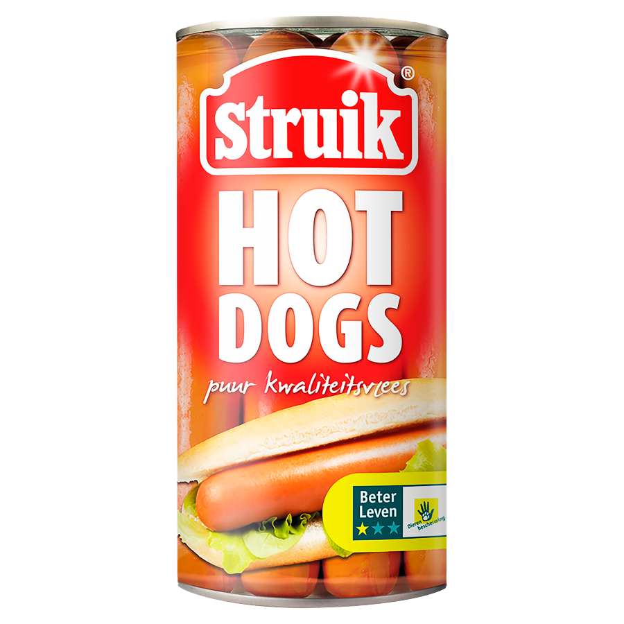 Struik Hotdogs 6 stuks