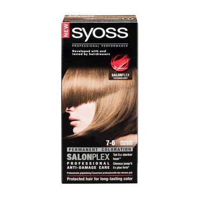 Syoss Salonplex 7-6 Middenblond Permanente Haarkleuring