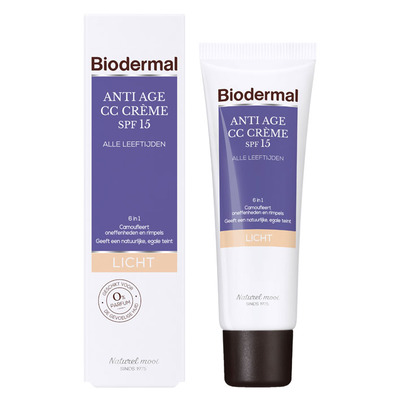 Biodermal Anti-age CC crème - licht