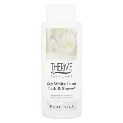 Therme Skincare Zen White Lotus Bath & Shower Pure Silk
