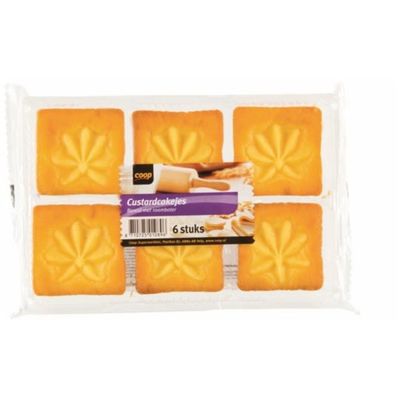 Huismerk Roomboter Custardcakejes