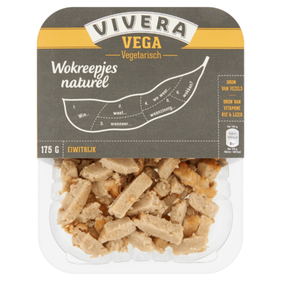 Vivera vleesvervanger gekruide wokreepjes