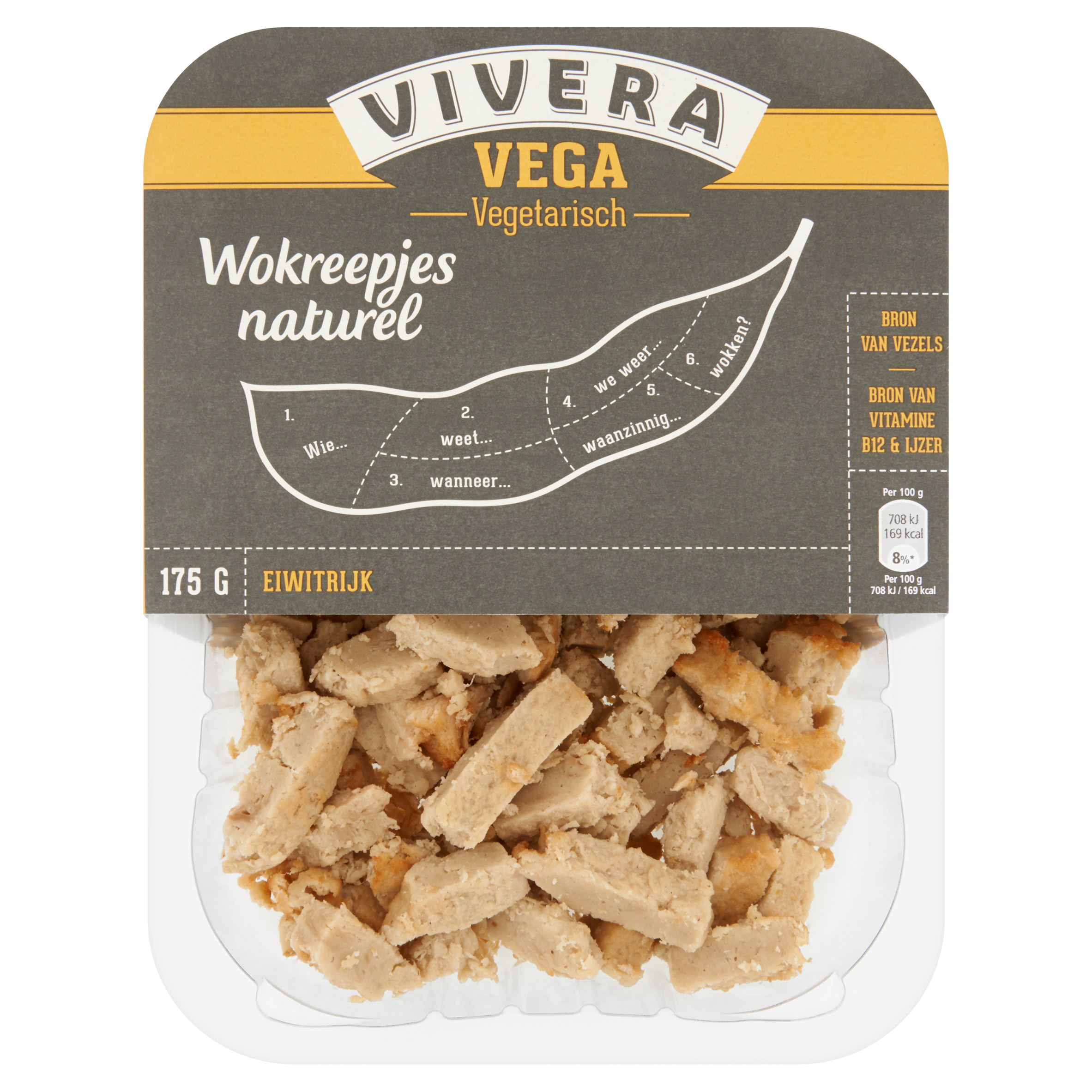 Vivera Vega Wokreepjes Gekruid 175 g
